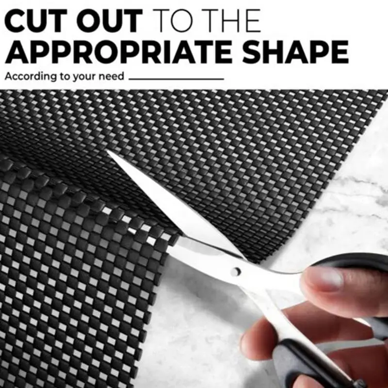 Drawer Liner Hardwood Floors Rug Liner Drawer Shelf &Cabinet Liner Thick Grip Non-Slip Woodworking Mat Pad for Shelves Tableware