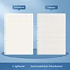 M&G A5 Notebooks Refills Checkered & Horizontal Line Notebook Inserts 60 Sheets 20 Holes 1 Piece 2