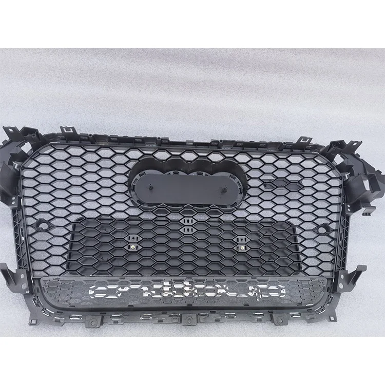 아우디스 RS4 용 업그레이드 블랙 벌집 전면 그릴, A4 B8.5 A4 2013-2015