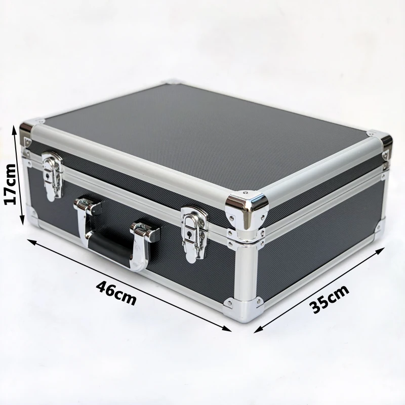 

Portable Aluminum Alloy Toolbox Household Multi-Functional Hardware Storage Box Car Sample Instrument Display Box