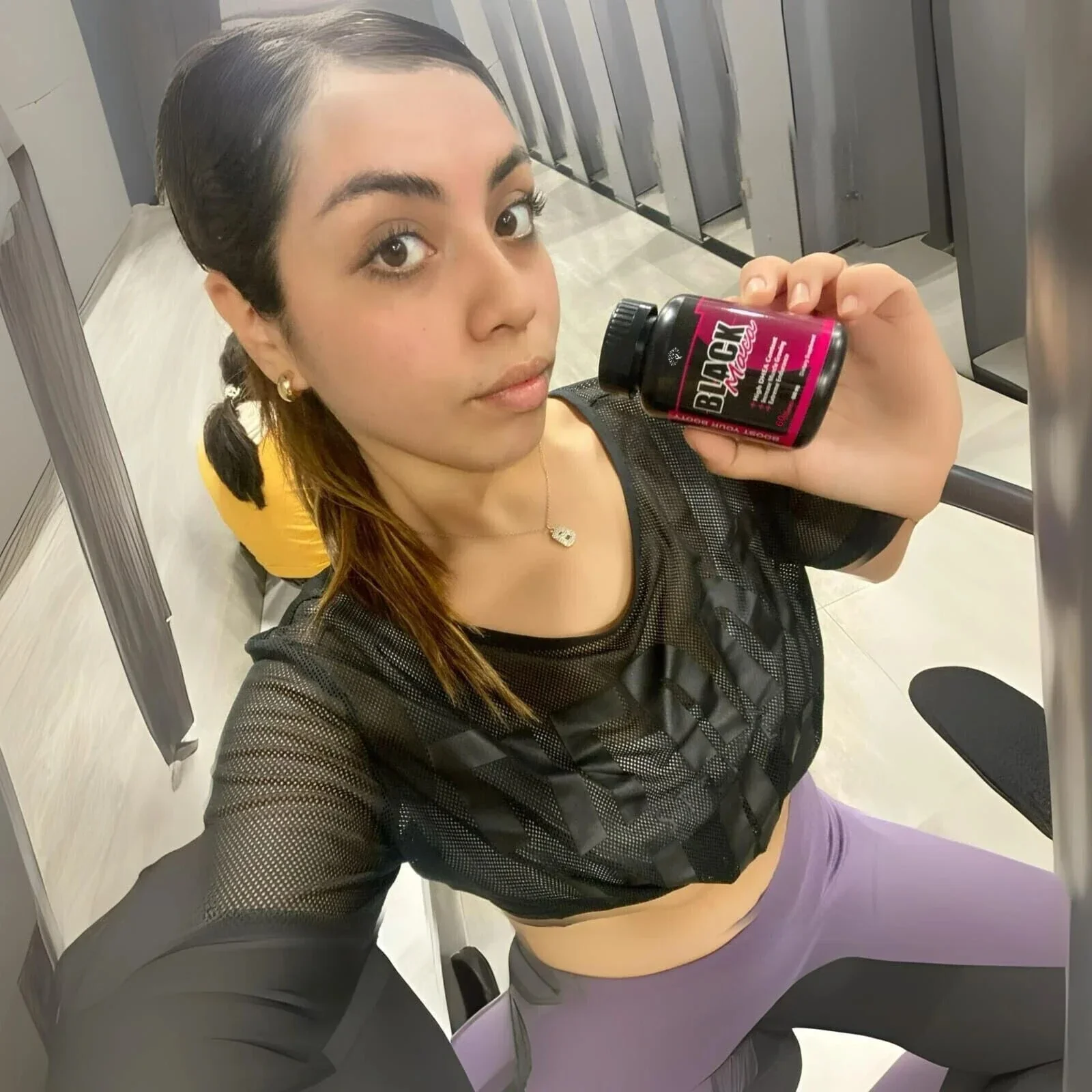 Black Maca Root Supplement for Women - CurvyFruit Huge Booty Growth - Highest Potency - 60 Capsules - 30 Day Supply