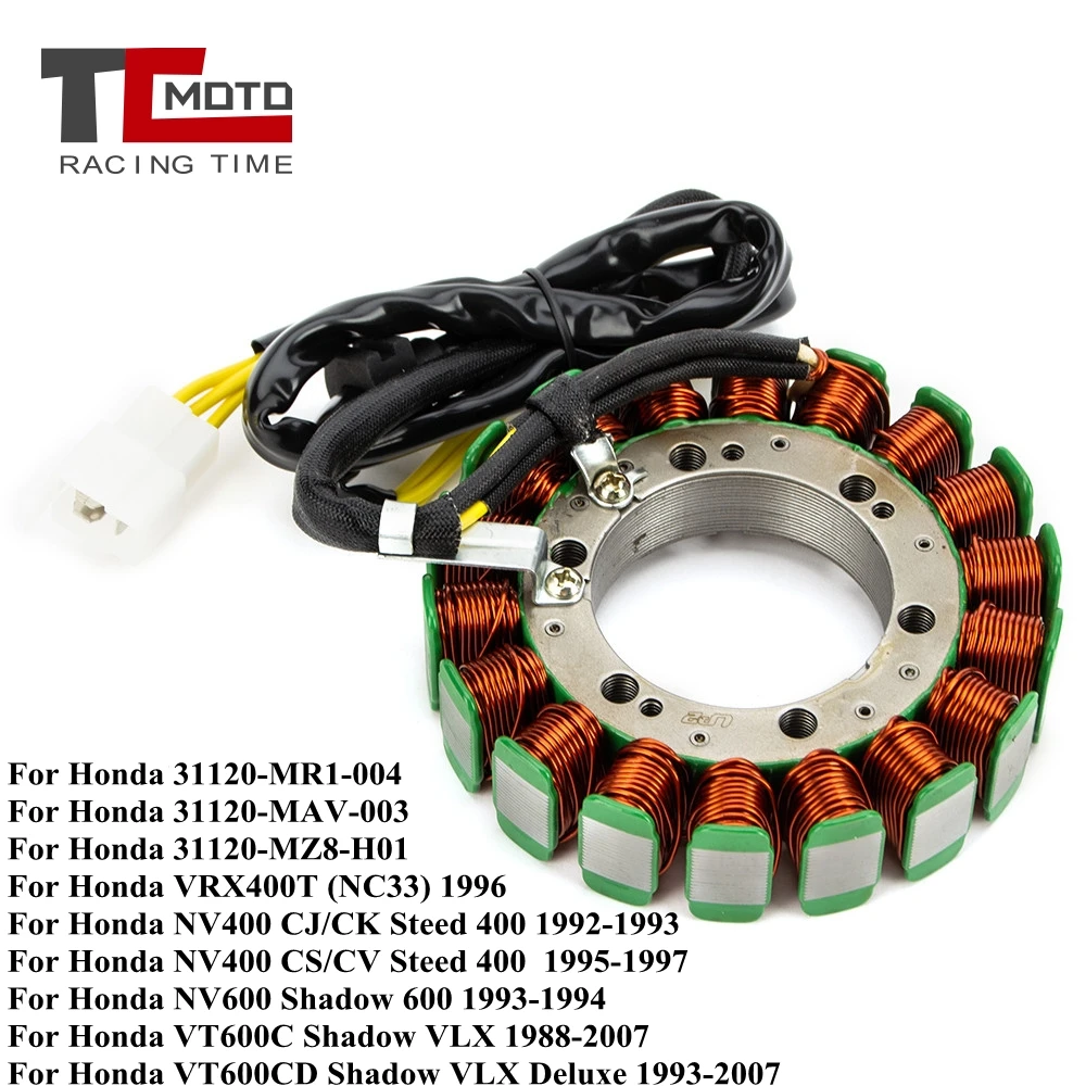 Motorcycle Stator Coil For Honda Shadow 400, VT750, NV750