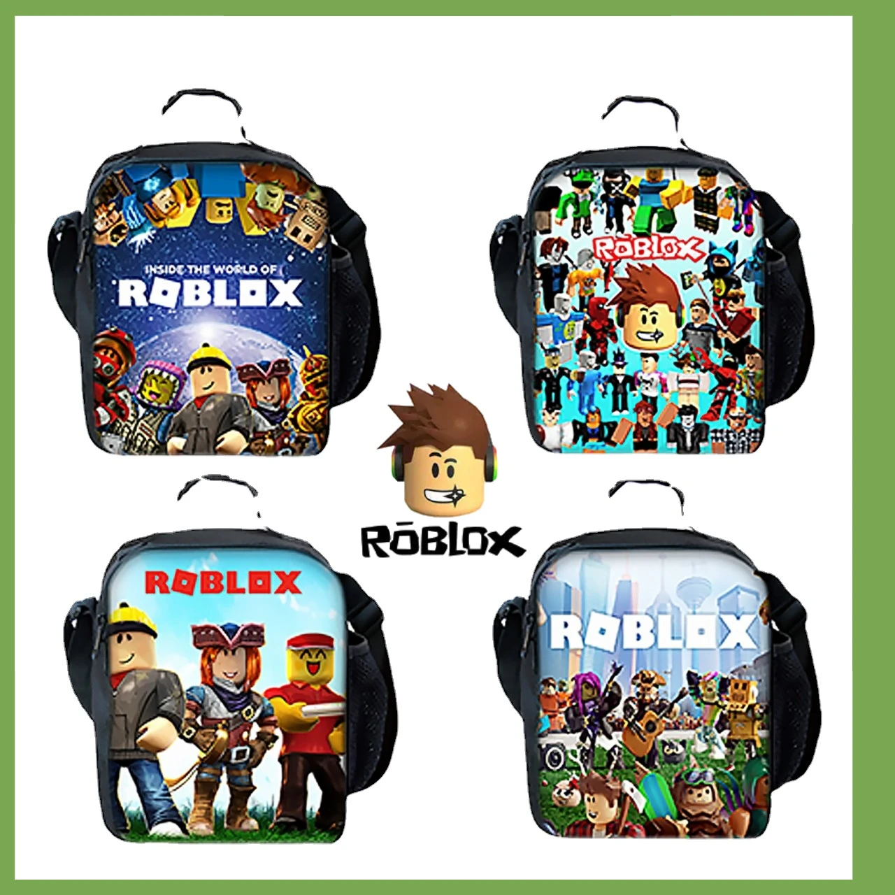 ROBLOX RED NOSE DAY Mochila Jogo Rede Social Periférica Mochila Bolsa  Estudante Presente de aniversário para Meninas Crianças Meninos Crianças -  AliExpress