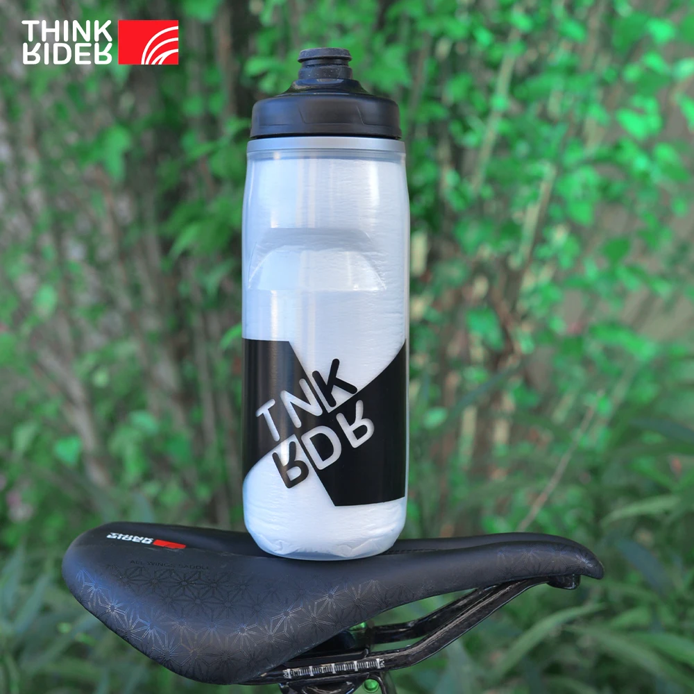 ThinkRider Insulated Cold Cycling Water Bottle Portable 620ml/21oz MTB Bottle Ultralight Dustproof Sports water bottle bicycle water bottle sports bottle