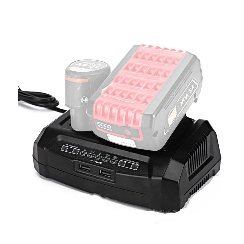 GAX1218V デュアルポートバッテリー急速充電器ボッシュ 10.8 V