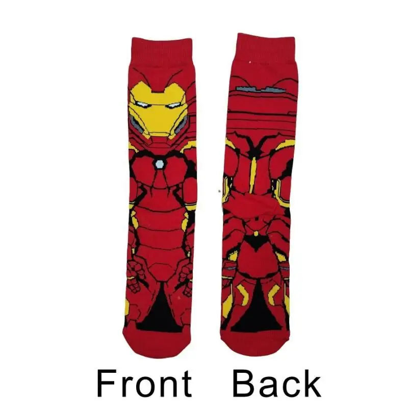 Superhelden-Sockenkollektion: Spiderman, Captain America