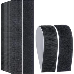 1-Meter Heavy-Duty Self-Adhesive Hook and Loop Fastener Tape - 1meter (25mm black)