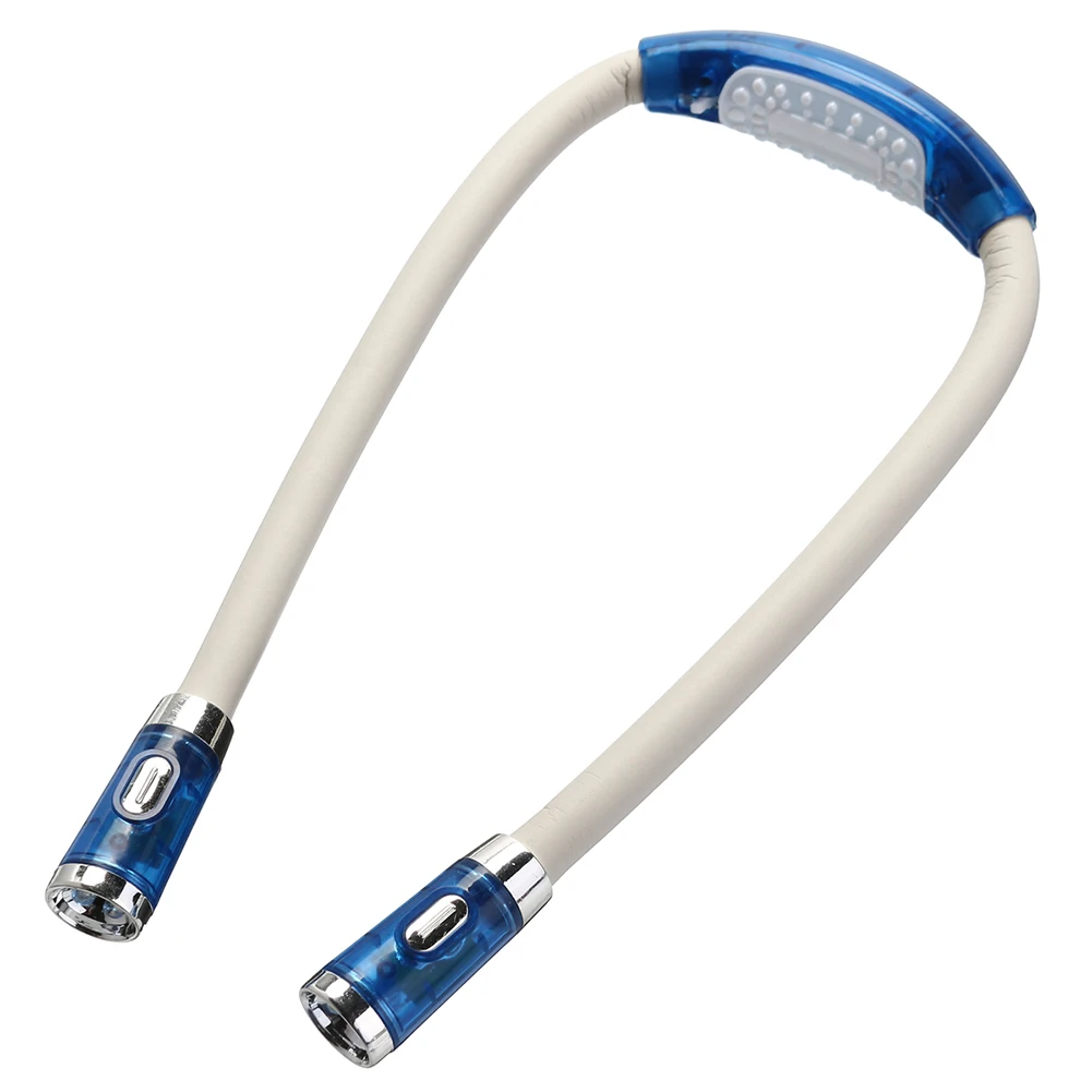 ABS LED Flexible Handsfree Hug Neck Reading Book Light Lamp Torch Flashlight Multifunctional Work Lamp