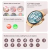 2025New GPS NFC Bluetooth Call Smartwatch Women Watch 4 mini Sports Track Heart Rate Oximetry Monitoring Health Smartwatch Woman 3