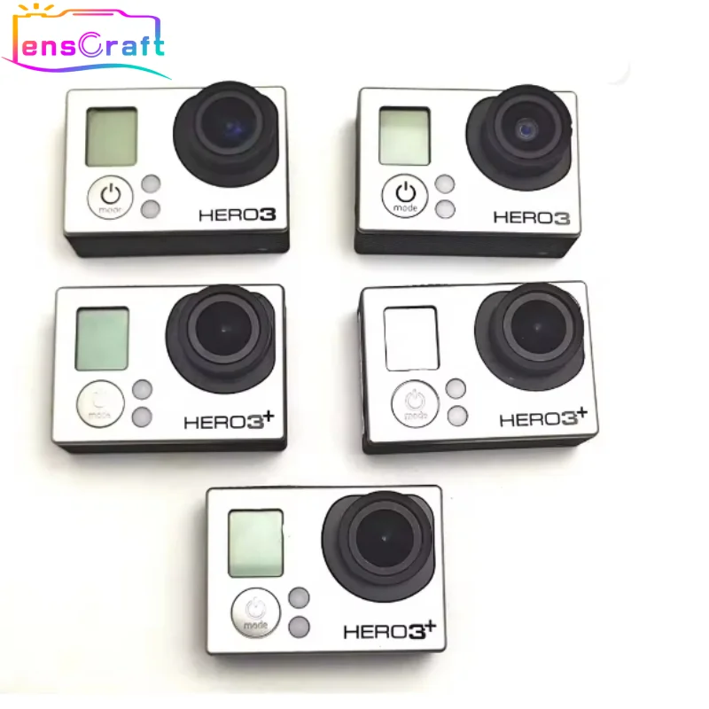 GoPro HERO 3+ Hero3 실버 블랙 에디션 액션 스포츠 카메라 액세서리 + 배터리 + 충전 데이터 케이블 수리 부품 세트