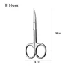 Stainless steel Surgical Straight Bend tip surgical instruments stitches tissue Scissors Medical Emergency Field Equip Shearing 5