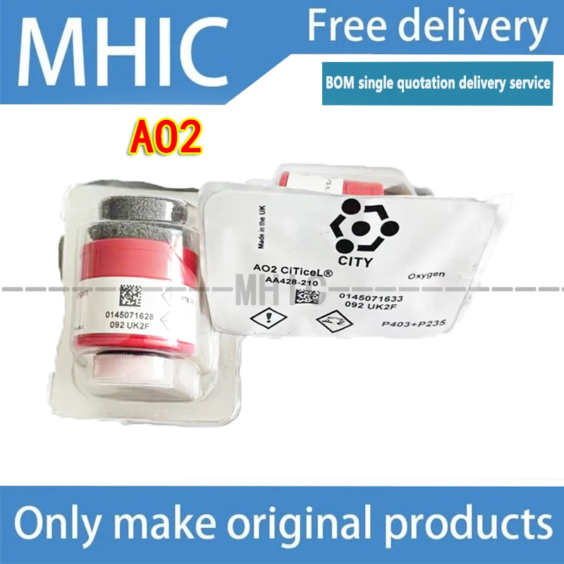 

1PCS/LOT postage free AO2 PTB-18.10 British CITY oxygen AO2 sensor gas detector probe