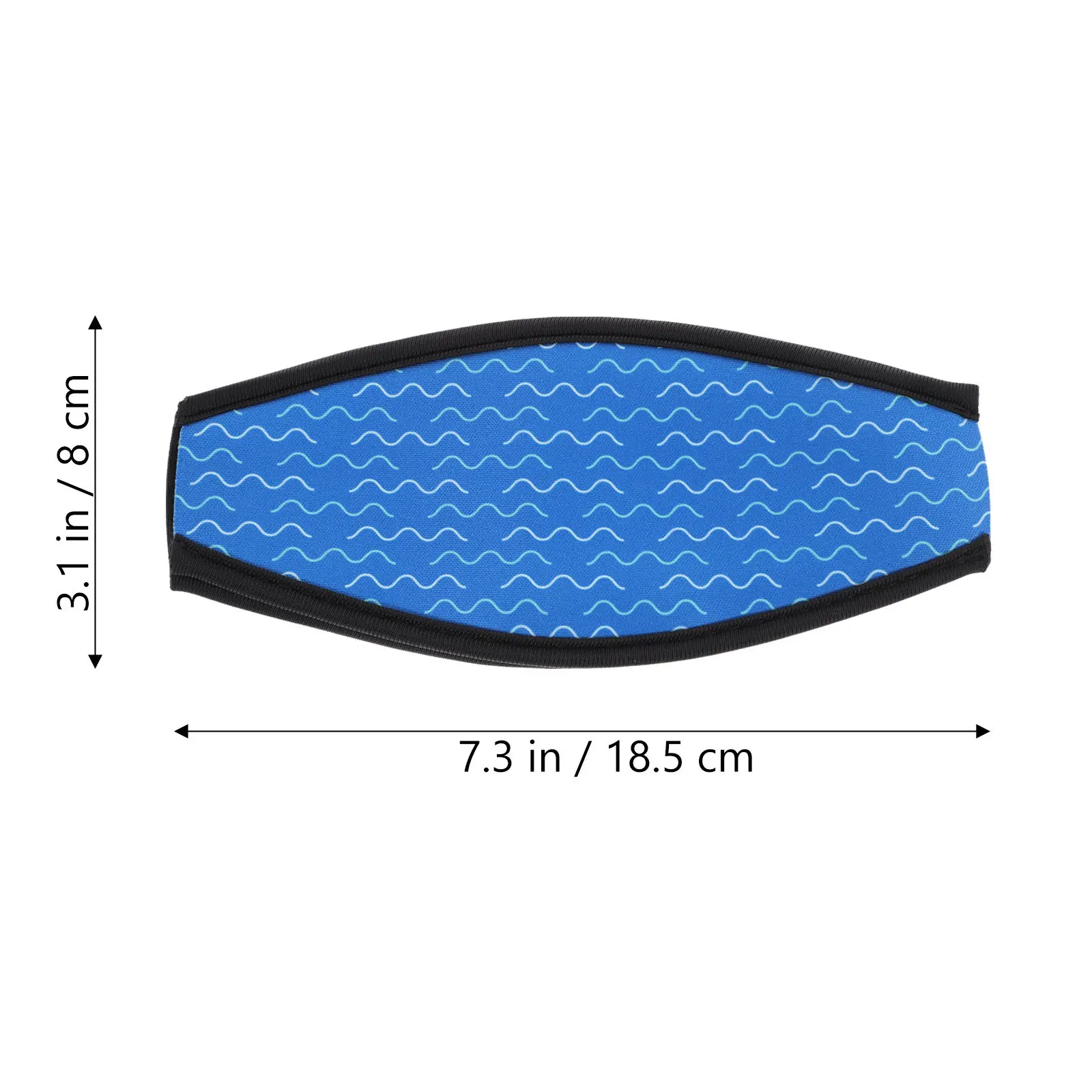 부드러운 이중 레이어 마스크 스트랩 커버 네오프렌 다이빙 고글 스트랩 커버 헤어-세이프 컴포트 핏 수영 고글 밴드 보호대 생생한 색상