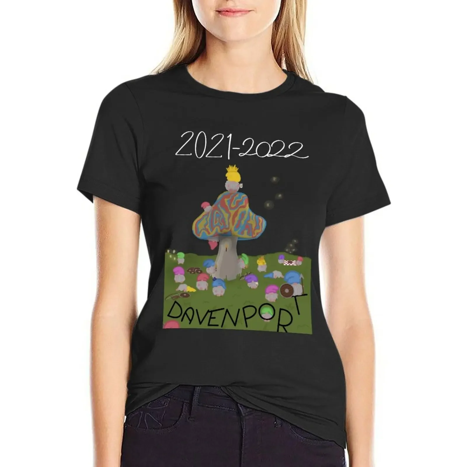 Davenport Advisory Shirt T-Shirt lady clothes anime clothes female t-shirt dress for Women sexy