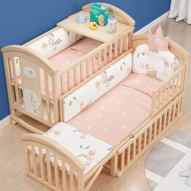 Childrens Baby Care Tools Children's Individual Bed Lightweight Strollers Juvenile Family Cribs Newborn Litera Items Furniture