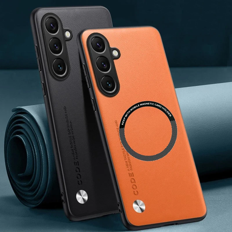 Luxury Business PU Leather Slim Magnetic Anti-Drop Cover