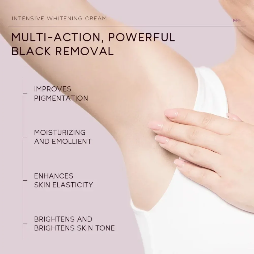 Body Lightening Cream Underarm Leg Knee Elbow Bleaching Cream To Improve Darkness and Remove Melanin Brightening Skin Care