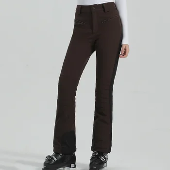 2025 New Ski Pants for Women Waterproof Warm Snow Trousers Outdoor Sport High Elasticity Clothes Winter Alpine Skiing Slim Pants 2