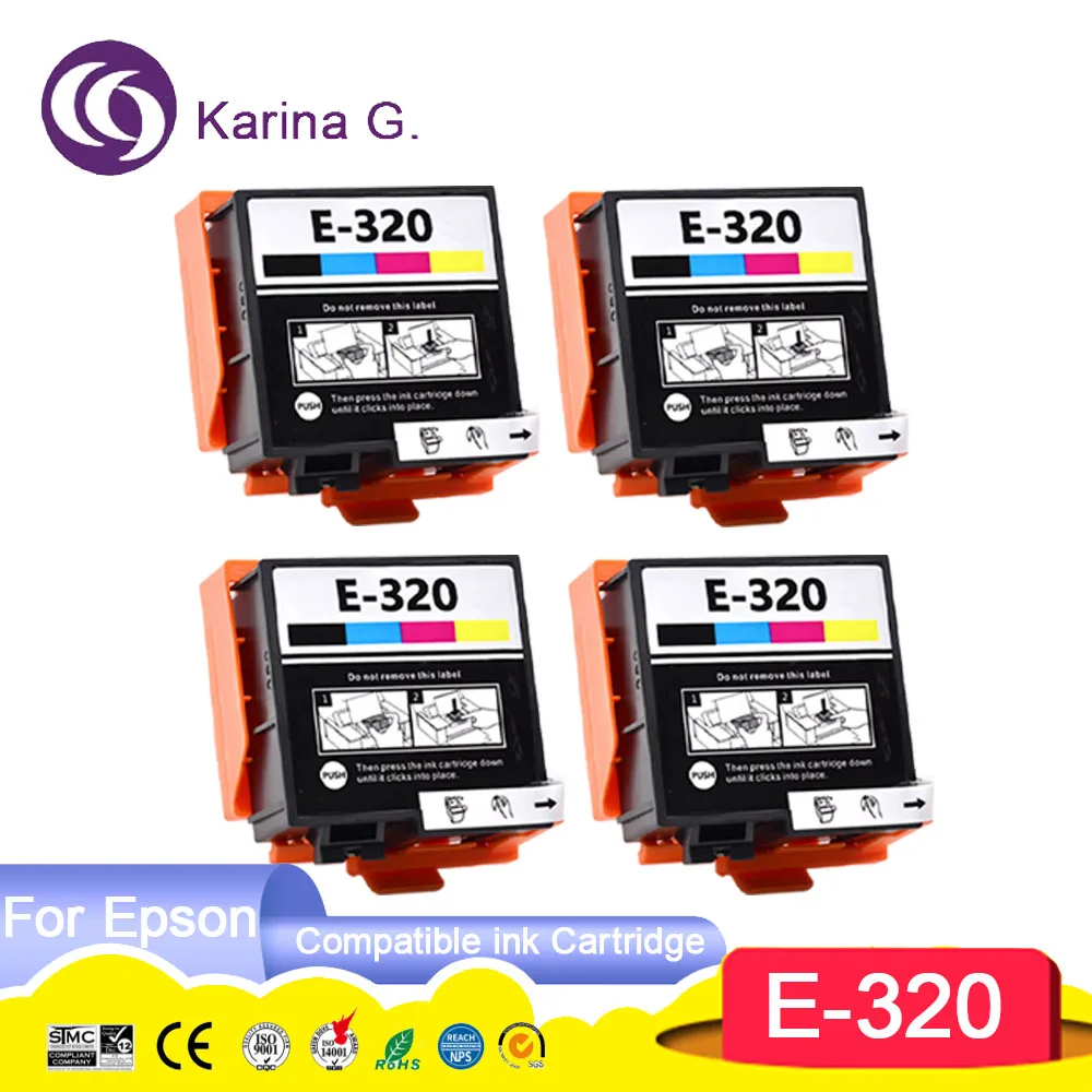 320 Premium T320 ink cartridge E-320 ink cartridge Compatible For  PictureMate P