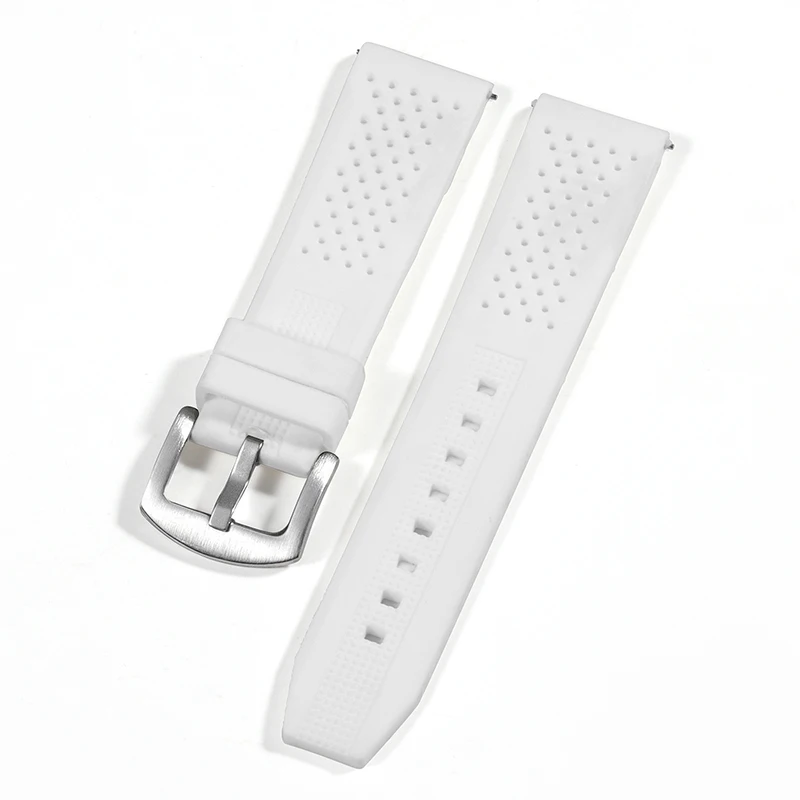 Breathable Quick Release Silicone Watch Strap - Soft Rubber Band