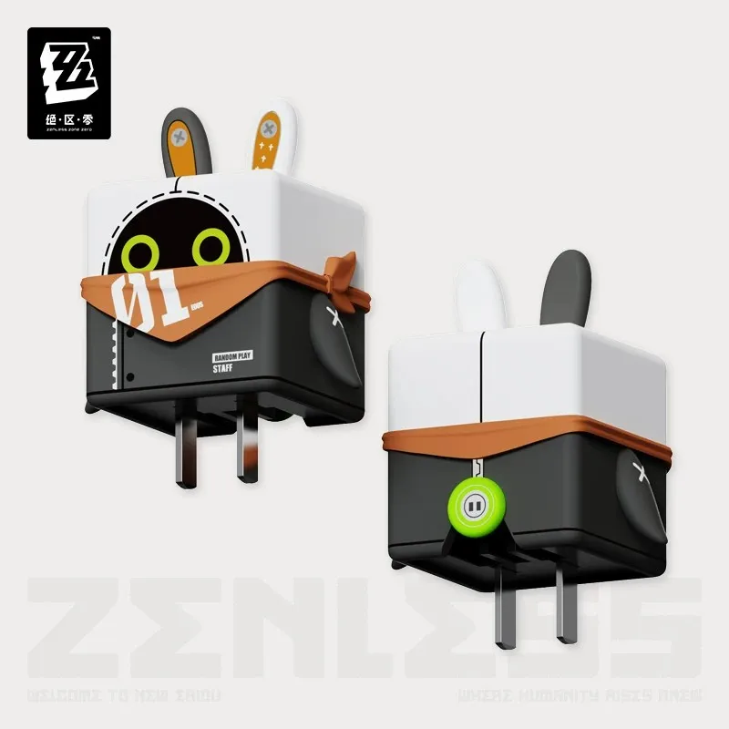 [] miHoYo Zenless Zone Zero 35W Bangboo 충전 헤드 TypeC 인터페이스 실리콘 충전 케이스 애니메이션 소품 코스프레 선물