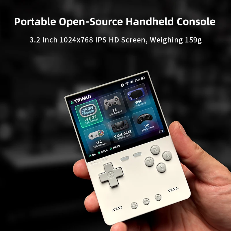 TrimuiBrickレトロハンド64ホワイト Trimui Brick Retro Handheld Game-64G – Trimui Store