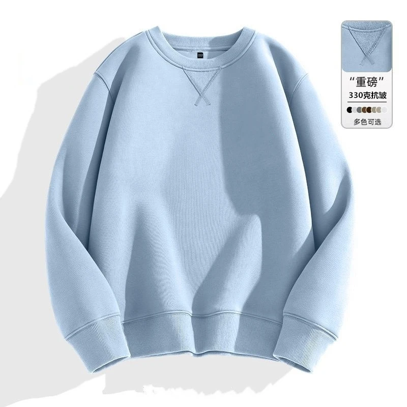 هودي رجالي صوفي سميك برقبة دائرية | سترة شتوية شبا...