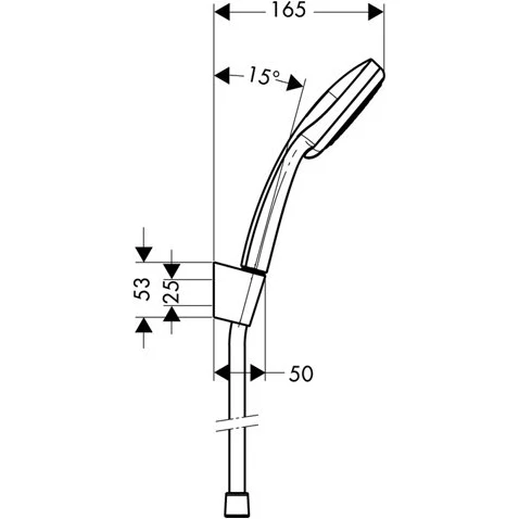 набор Hansgrohe Croma 100 Vario/Porter'C 27594000, хром - AliExpress