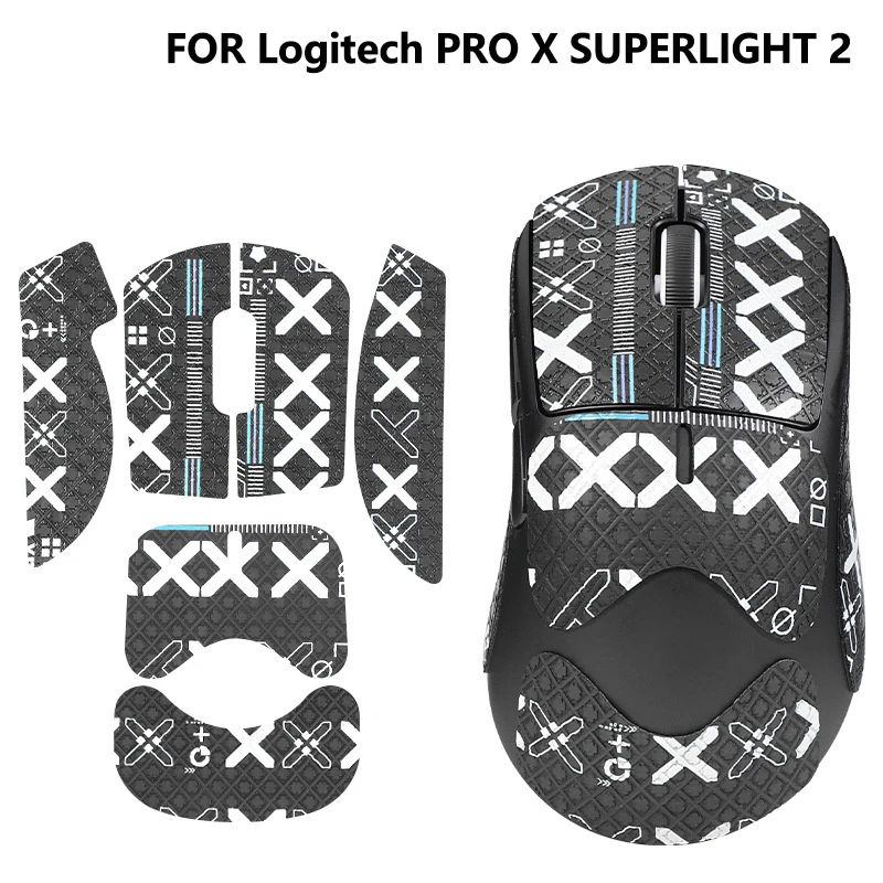 Anti-Slip Mouse Sticker Suck Sweat Grip Tape for GPW4 for PRO X SUPERLIGHT 2 DEX Gaming Mouse E-Sports Gamer