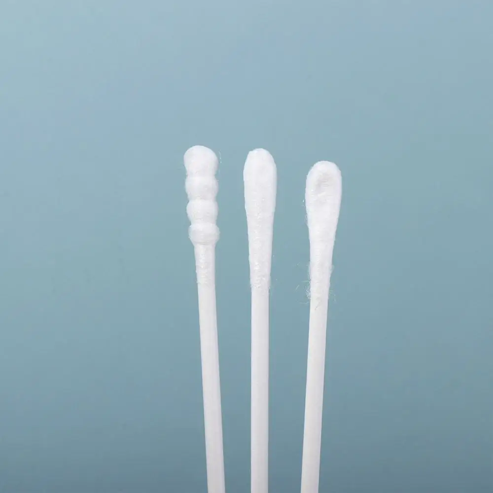 Cotton Swabs 200pcs/box Baby Cotton Swab Newborn Disposable Ear Nose Scoop Double Head Cotton Tip Fluorescent Agent Free Baby Bub