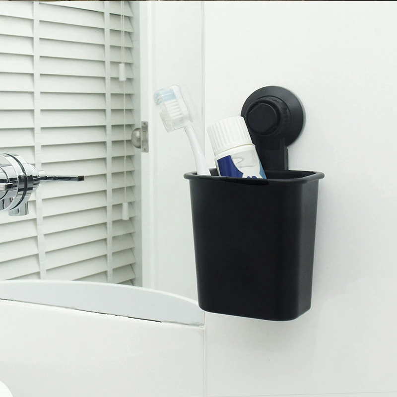 No punching Toothbrush Holder Wall Kitchen Toothpaste Organizer Household Organization Tooth Brush Box