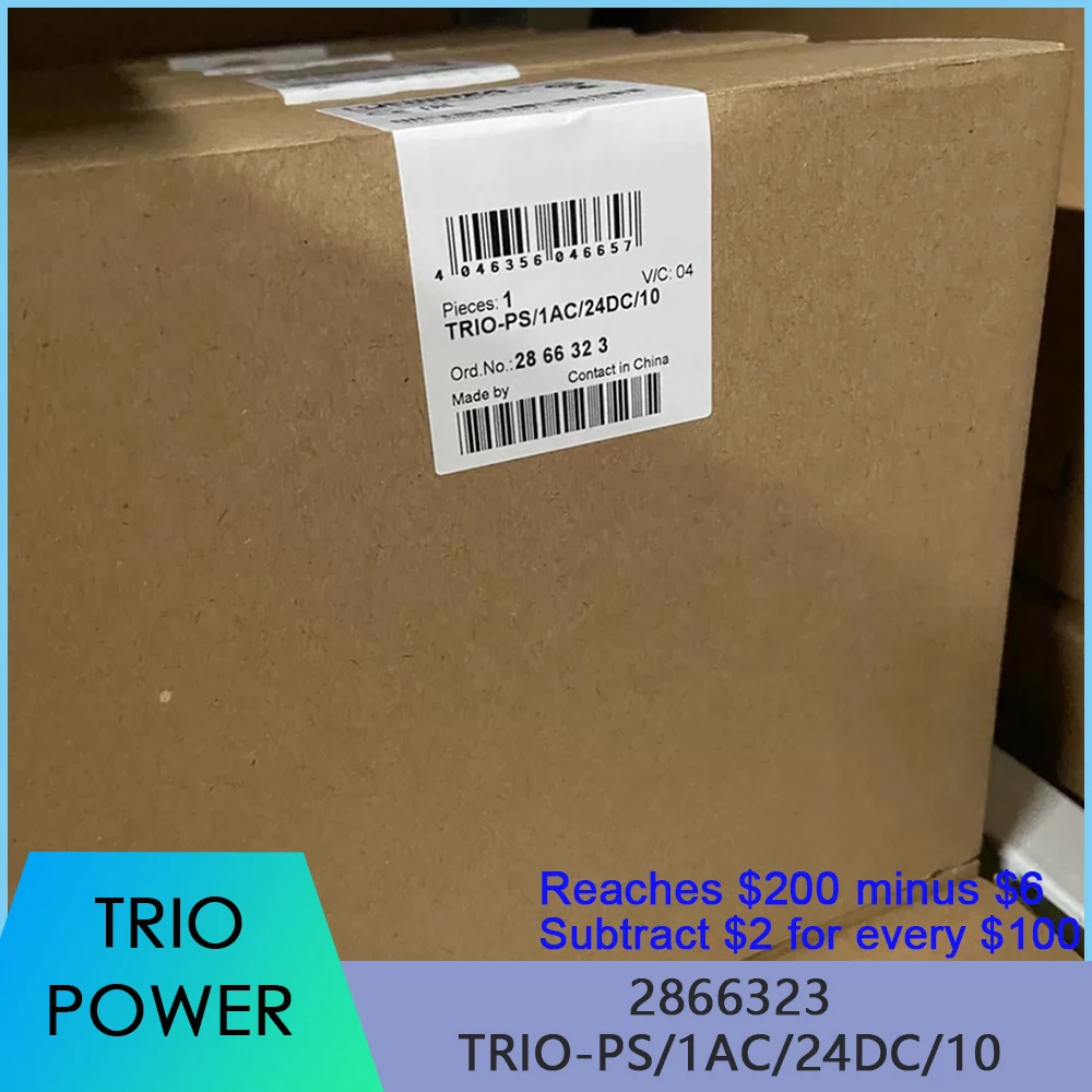 High Quality 2866323 TRIO-PS/1AC/24DC/10 TRIO POWER 24VDC/10A For Phoenix Switching Power Supply Fast Ship 3 High Quality 2866323 TRIO-PS/1AC/24DC/10 TRIO POWER 24VDC/10A For Phoenix Switching Power Supply Fast Ship