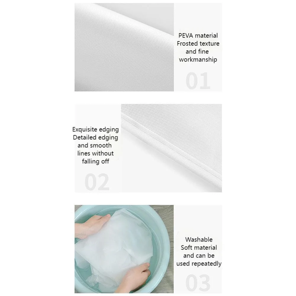 Half Shoulder Pads Dust Cover Household Transparent Washable Armario De Ropa Clothes Organizer Hanging Suit Case Storage Bag