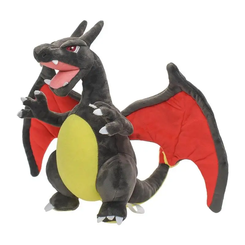 Фото Аниме Плюшевые игрушки блестящие Lycanroc Lunala Yveltal Mega саламенс Zoroark сжигающий храп Ho-Oh Мягкие плюшевые подарки на день рождения №2