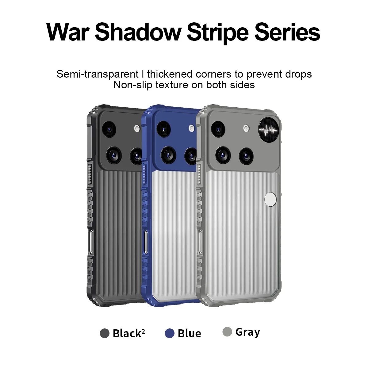 Enhanced Shockproof Armor Phone Case - Hard Back Protective Cover
