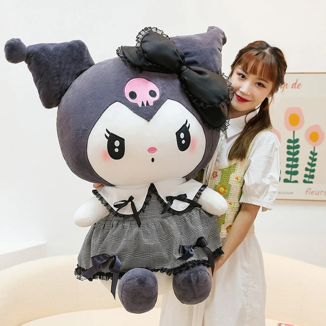 Big Size Sanrio Kuromi Peluche Plush Toys Kawaii Stuffed Kuromi Plush Doll  Anime Cartoon Ragdoll Dol Girls&kids Kid Gift - Stuffed & Plush Animals -  AliExpress