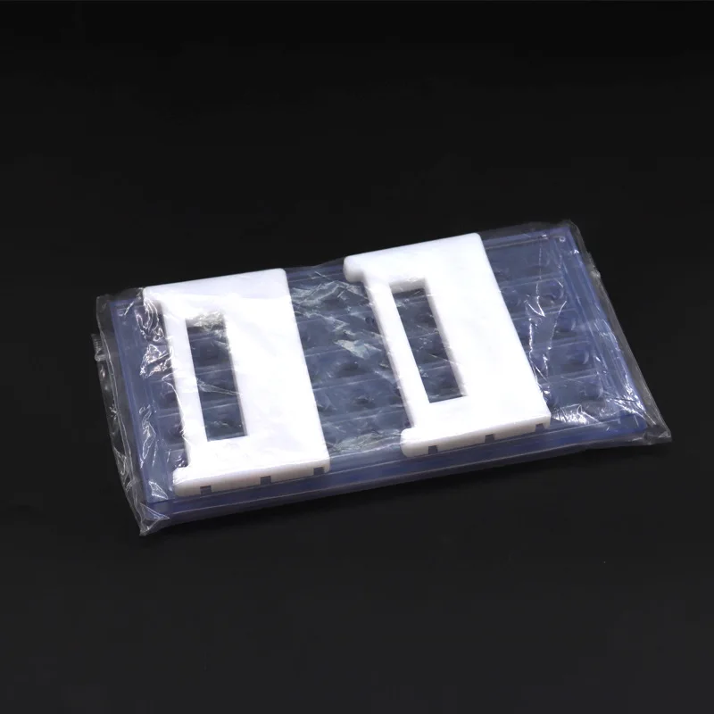 과학 실험실 테스트 튜브 랙 1 세트, 학교 샘플 용품 사무실 문구 PS 플라스틱 구경 16mm