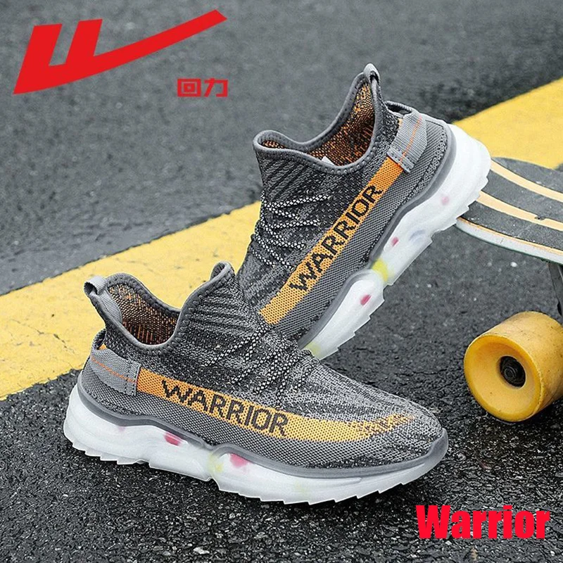 

Warrior 2023 Original Men's Summer Sneakers Breathle Mesh Knit Running Shoes Man Trend Outdoor Leisure zapatillas hombres