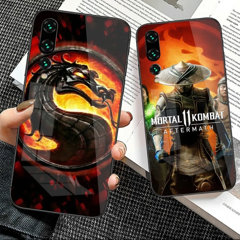 

Чехол для телефона Game-Mortal-K-ombat для Huawei P50 P40 P30 P20 Pro Mate 40 30 20 Pro Nova 9 8 7 PC стеклянный чехол для телефона