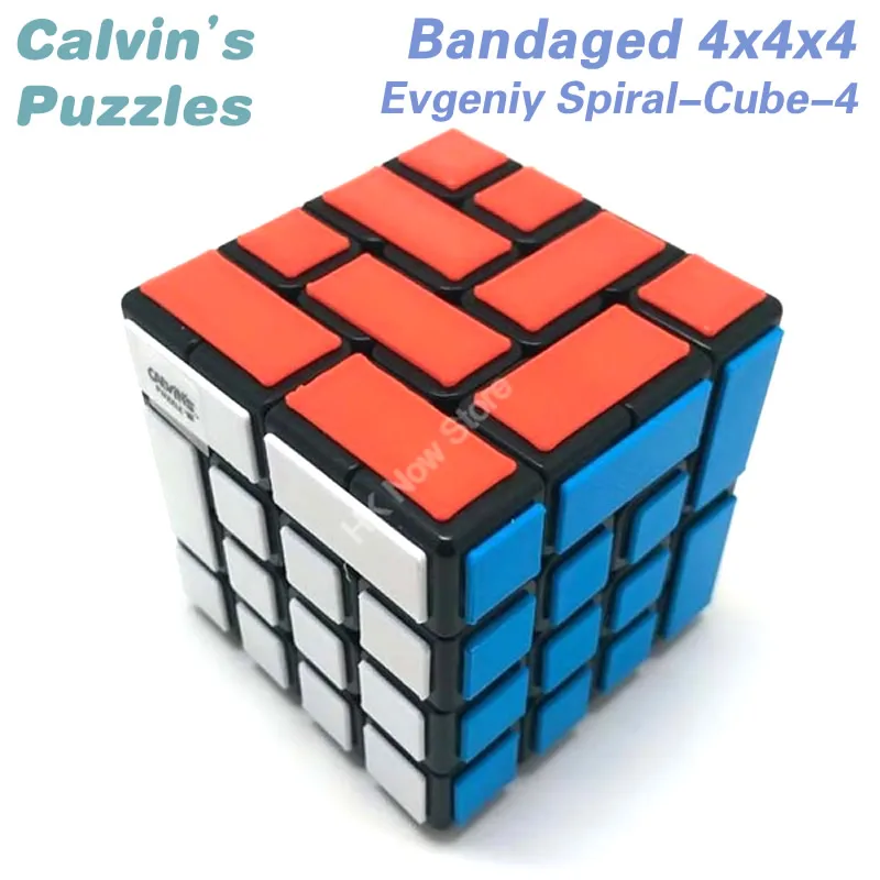 

Спиральный куб Calvin's meфорты Evgeniy-4, повязка 4x4x4, магический куб, Нео скоростной извивающийся пазл, головоломки для мозга, развивающие игрушки