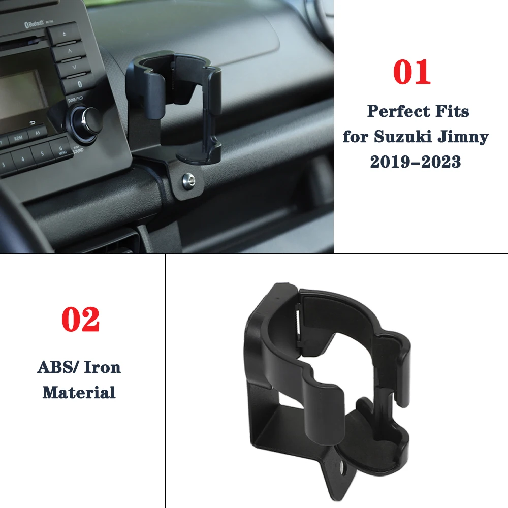 Cup Holder For Suzuki Jimny JB74 JB64 2023 2022 2021 2020 2019 Coffee  Bottle Stand Air Vent Mount Interior Asccesseries - AliExpress