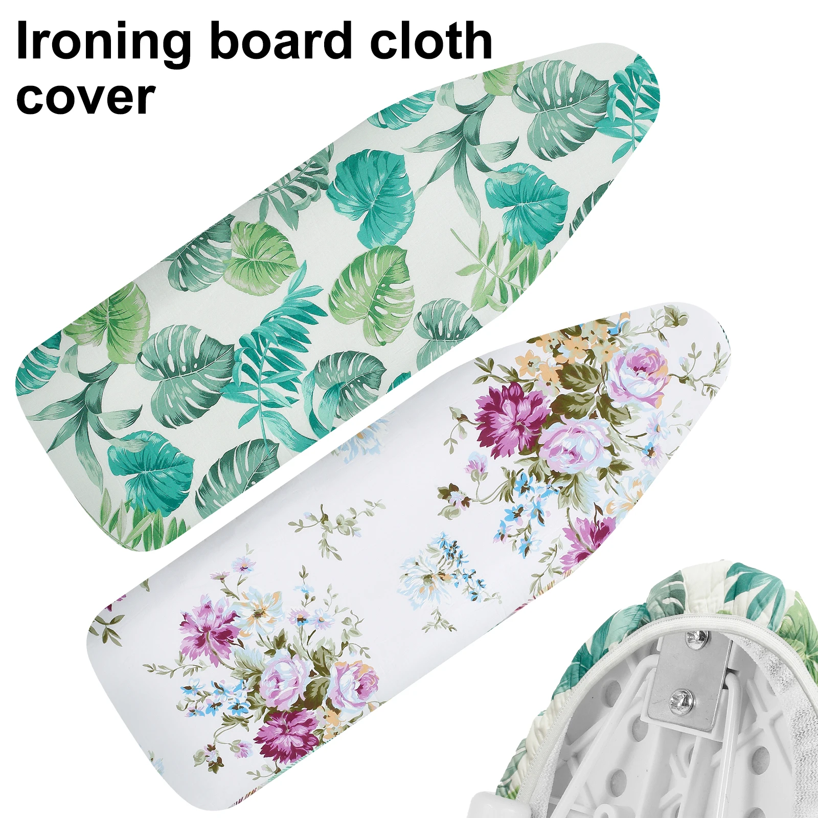 

New Ironing Board Cover and Pad 57.8×18.8in Ironing Board Cover with Elastic Edges Scorch Resistant Ironing Board Cover Set with