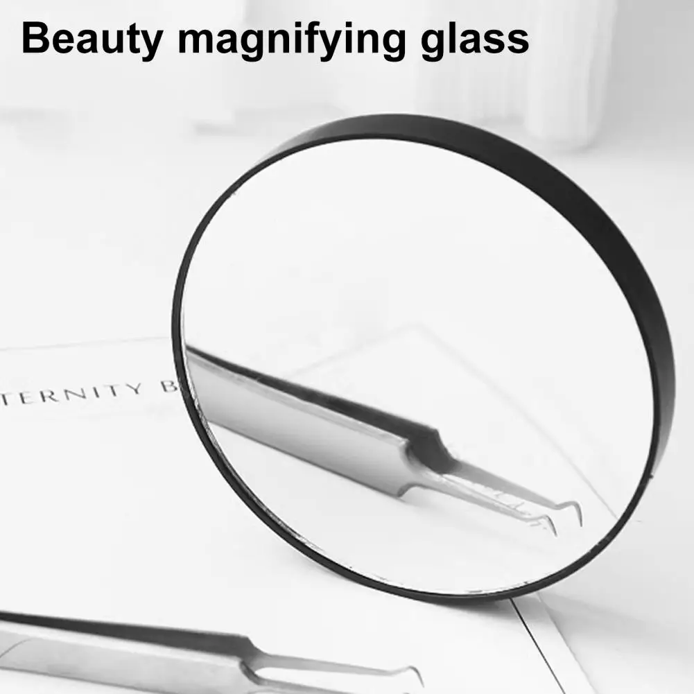 Makeup Mirror Magnifying Mirror Hand Holding Mirror Portable 30X Magnifying Cosmetic Mirror Suction Cup Tweezers Included for Travel