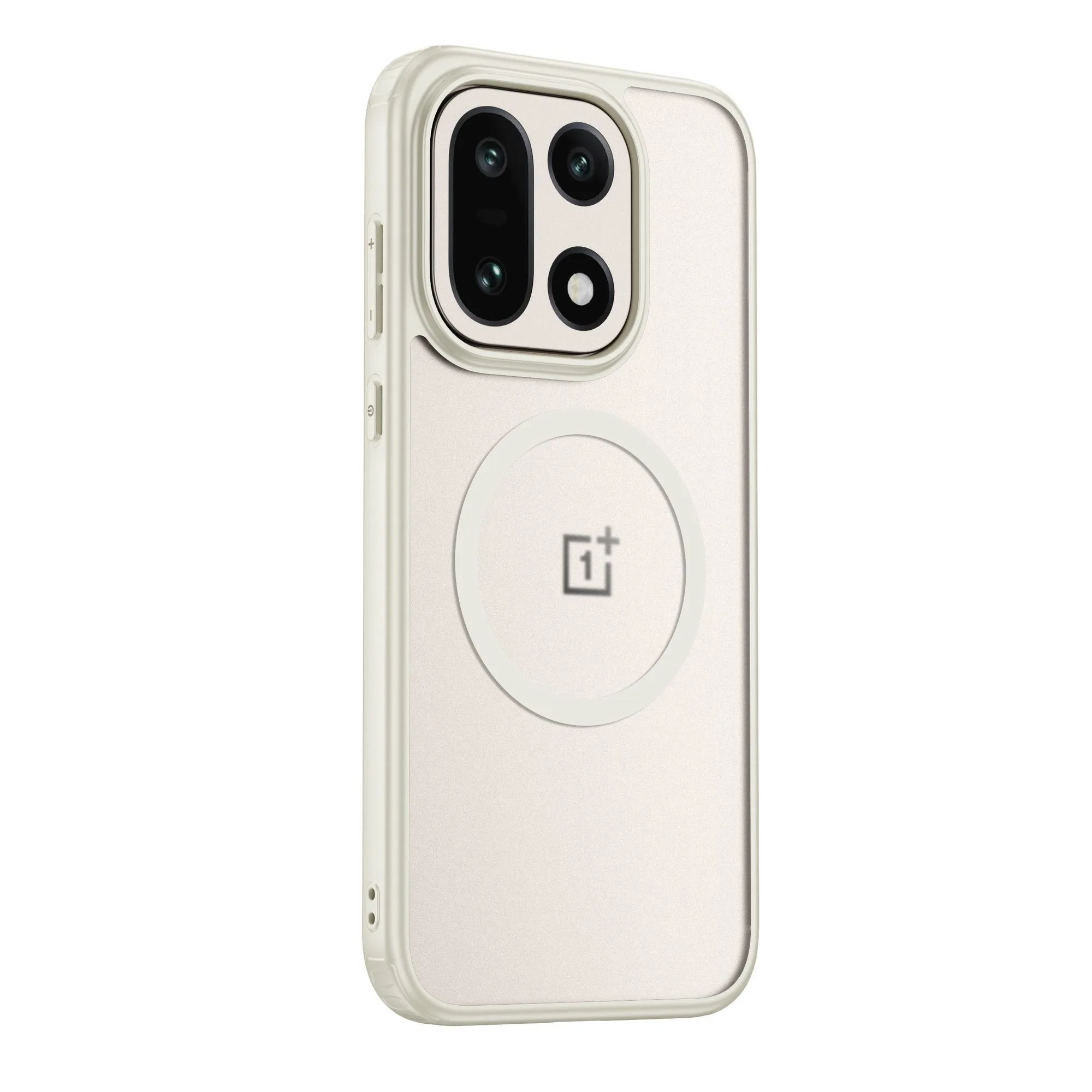 Luxury Skin Feel Acrylic Magnetic Phone Cover with Wireless Charging Capability