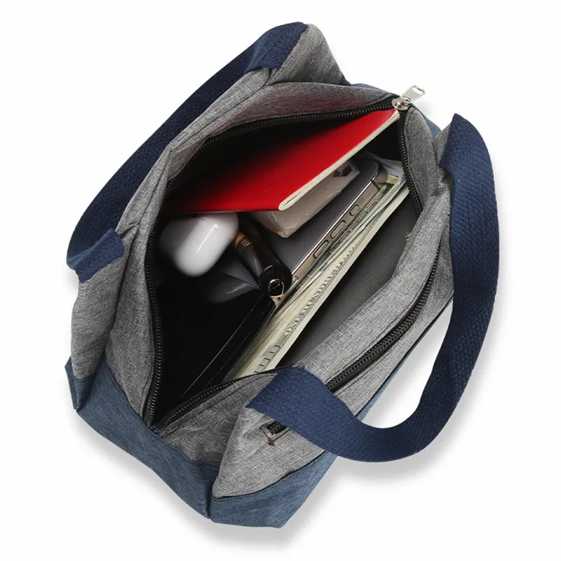 Camping Picnic Bag Lunch Bag Portable Large Capacity Travel Tote Carry Bento Box Food Drink Storage Women's Casual Handbag