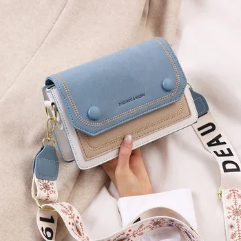 2024 New Ladys Shoulder Bags Women Flap Small Square Bags Fashion Girls Crossbody Bag Designer Leather Handbag Bolsas De Mujer 1