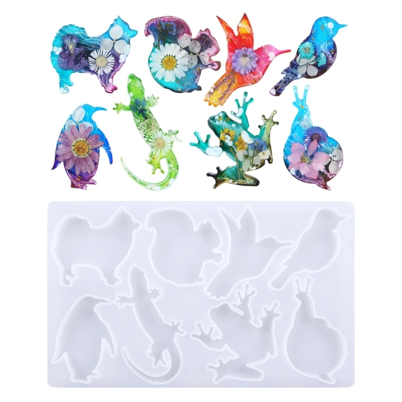 Juego De 41 Moldes Resina Epoxi Para Marcapáginas, Molde Resina Epoxi Para Marcapáginas, Molde Epoxi Con 30 Borlas De Colores Y Mariposas Florales