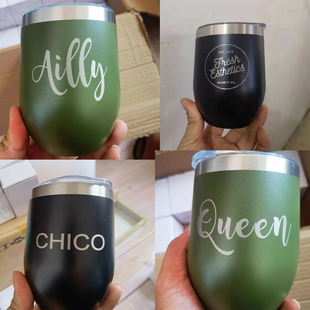 Engraved 12 Oz. Wine Tumbler Personalized