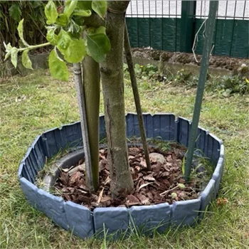 10Pcs/20Pcs/30Pcs Home Garden Border Edging Plastic Fence Stone DIY Yard Landscape Plant Fence Lawn Flower Plant Bed Decoration