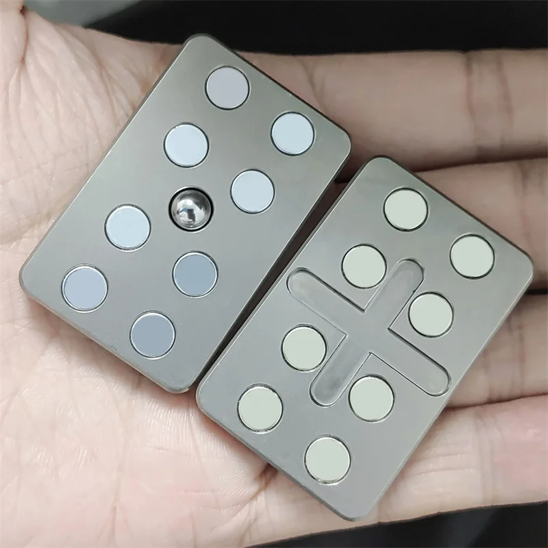 Fidget Slider In Metallo Per Adulti – Giocattolo Antistress Portatile Con Magnete, Per Ansia E ADHD, Regalo Unico - 2